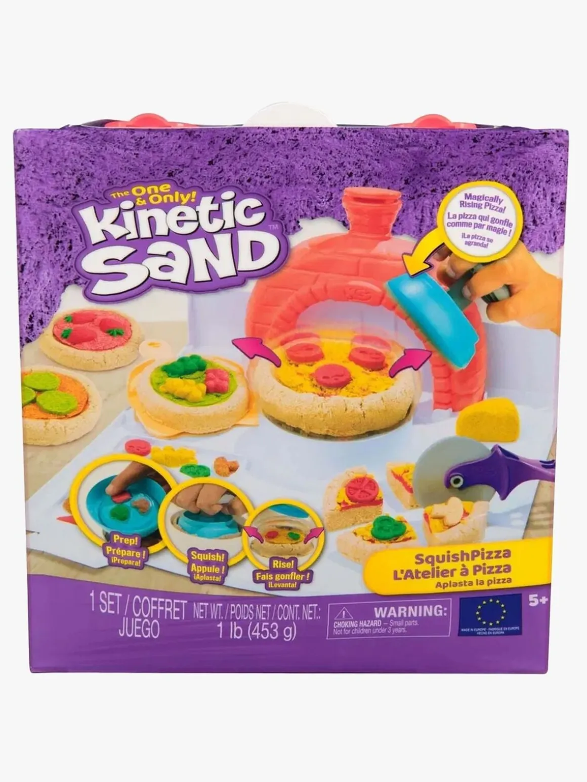 Kinetic Sand Modellervoks Squish Pizza