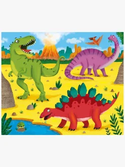 Kärnan Dinosaurer Træpuslespil i Træ 20 Brikker