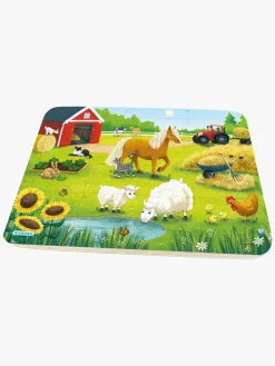 Kärnan Rammepuslespil På Bondegården 16 Brikker