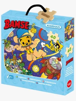 Kärnan Træpuslespil Bamse Rumtema 40 Brikker