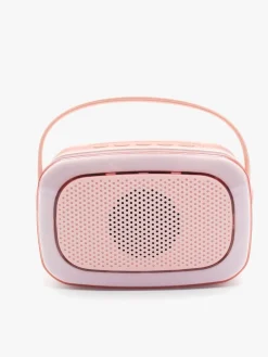 Lalarma Karaokesæt med LED-lys & 2 Mikrofoner, Pink