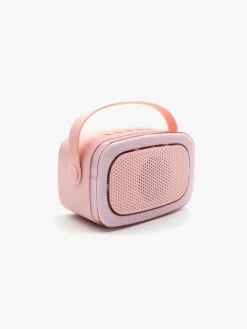 Lalarma Karaokesæt med LED-lys & 2 Mikrofoner, Pink