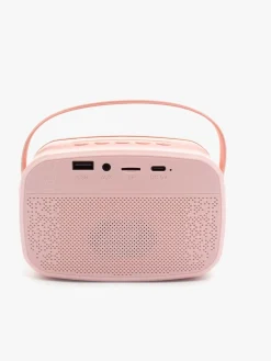 Lalarma Karaokesæt med LED-lys & 2 Mikrofoner, Pink