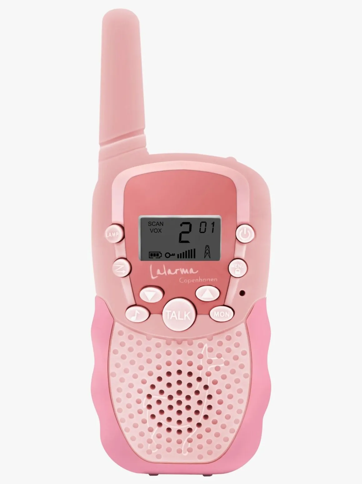 Lalarma Mix And Match Walkie Talkie med 3km Rækkevidde, Rose