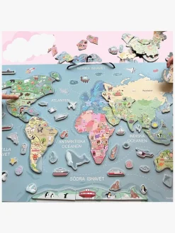 Leklyckan Verdenskort Væg