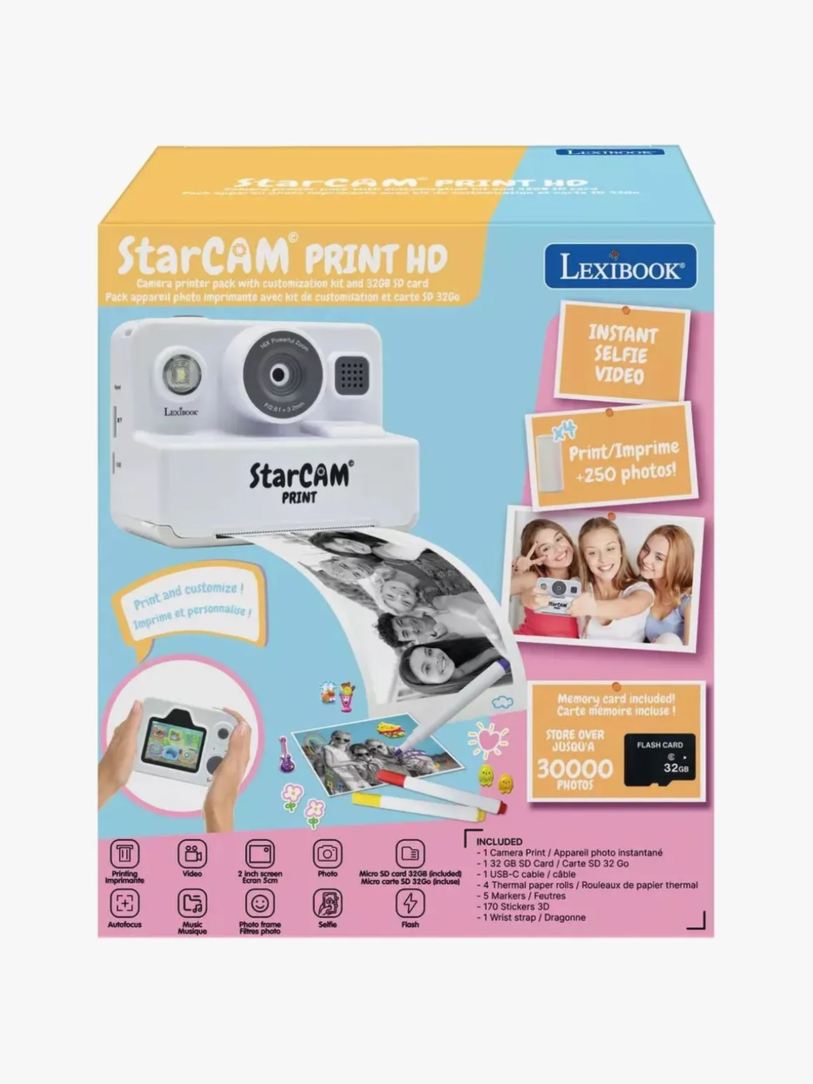 Lexibook StarCAM Polaroidkamera med Tilbehør