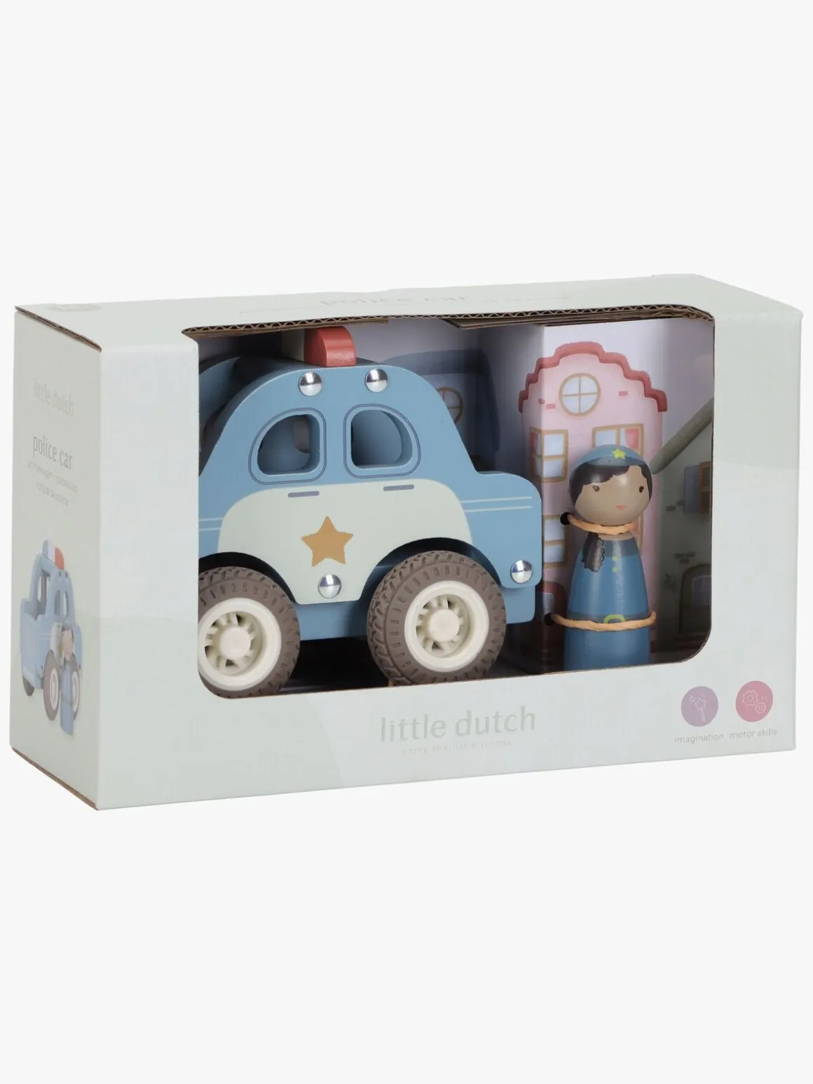 Little Dutch Politibil med Figur