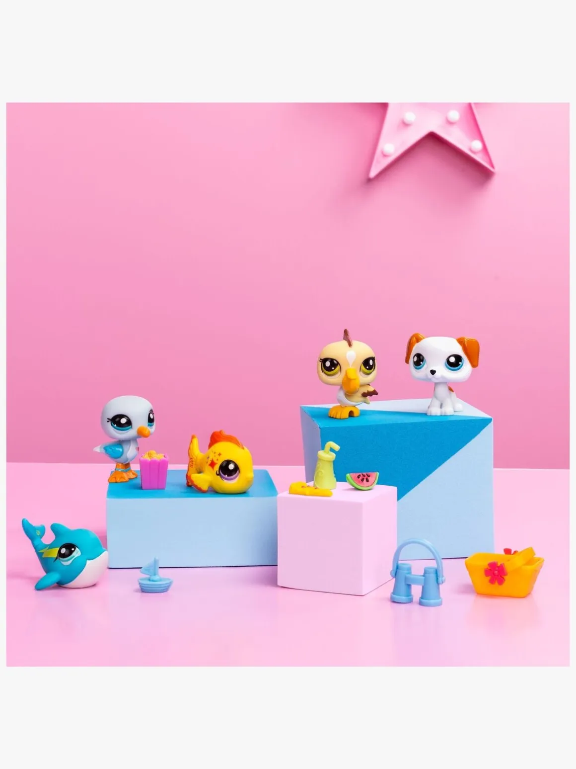 Littlest Pet Shop Beach Besties Figursæt 5-Pak