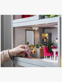 Lundby Dukkehustilbehør Spotlights & Gulvlampe, Beige/Hvid