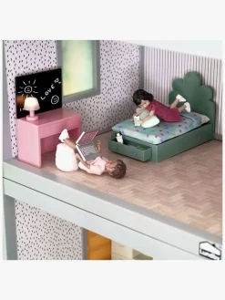 Lundby Teenage Room Set Dukkehustilbehør, Grøn/Lyserød