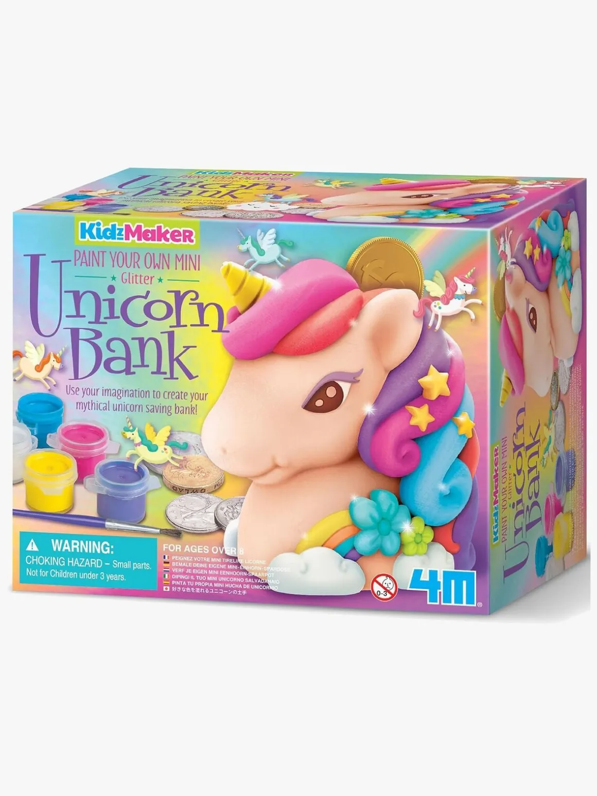 4M KidzMaker DIY-sæt Mal Din Egen Enhjørningssparegris