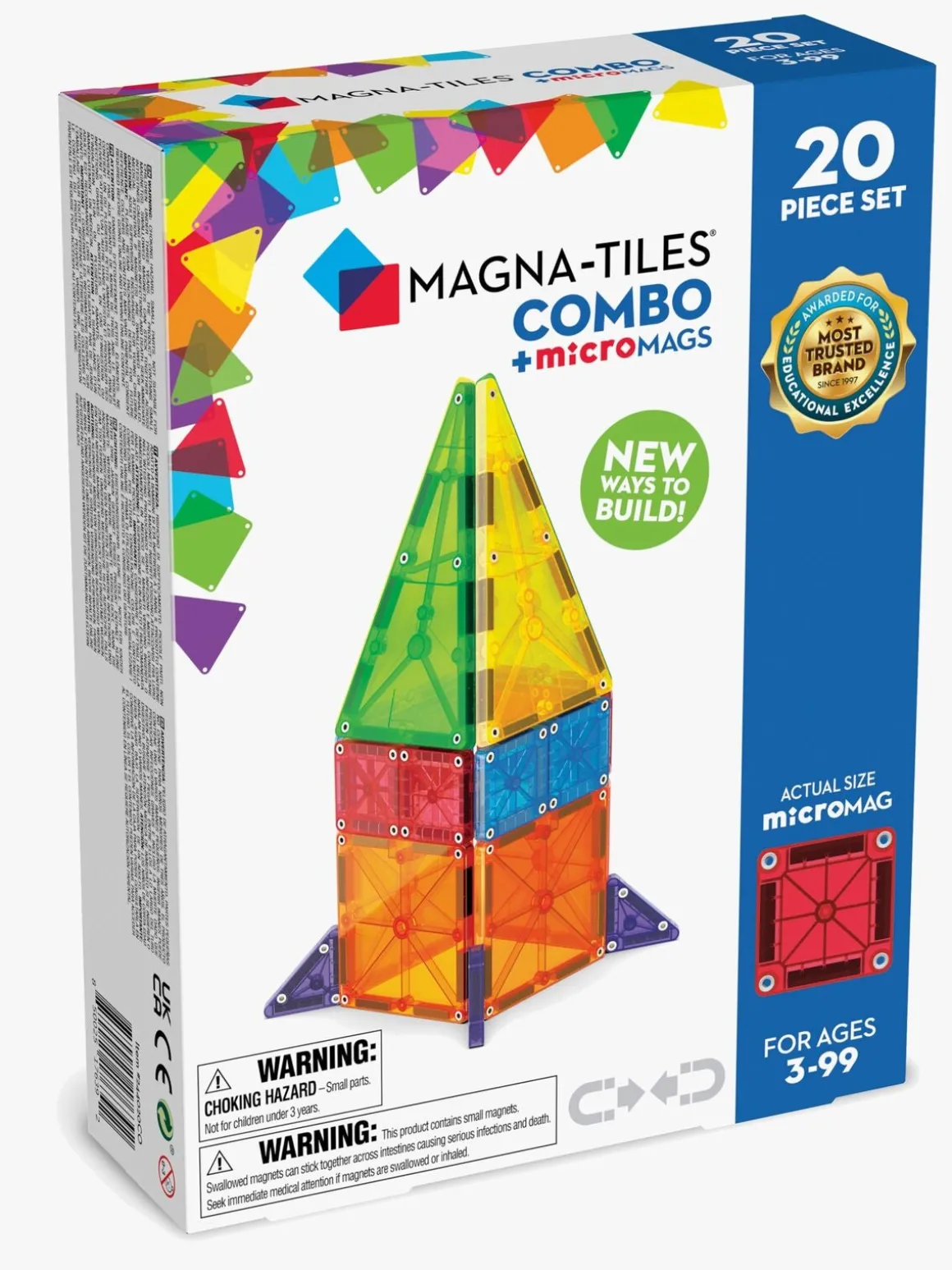 MAGNA-TILES Combo Byggesæt 20 Dele