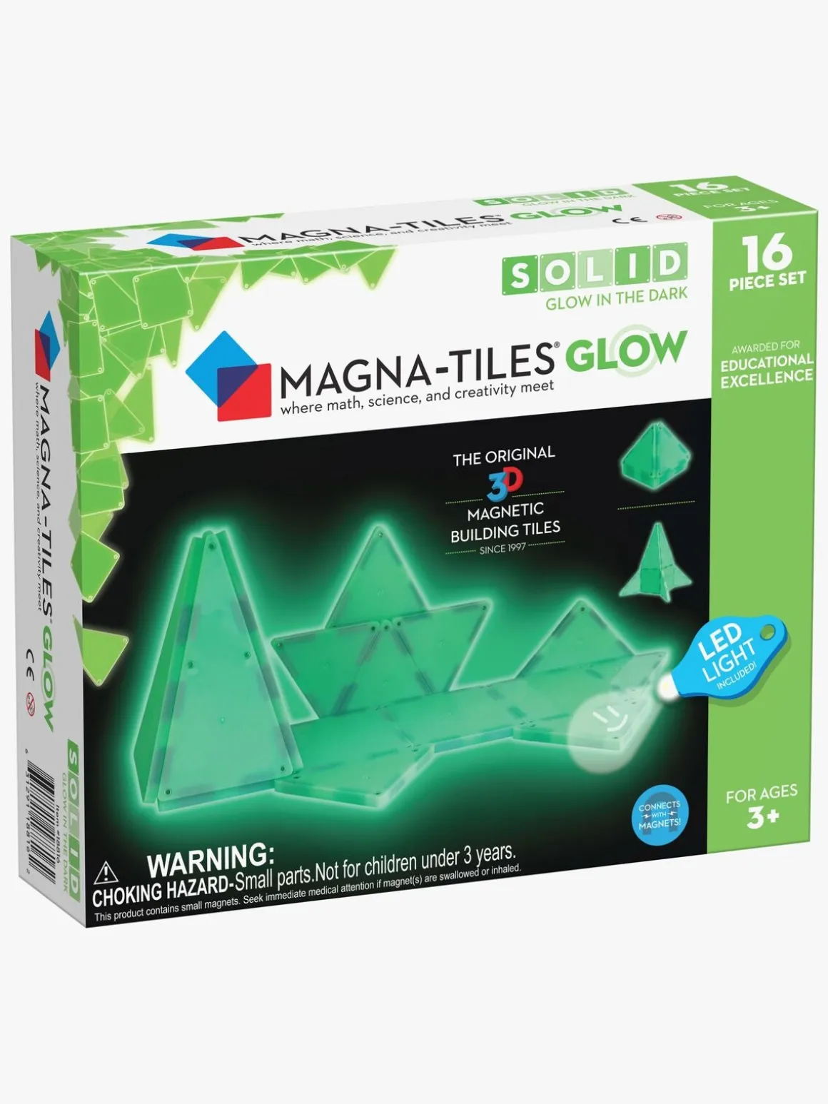 MAGNA-TILES Glow Byggesæt 16 Dele