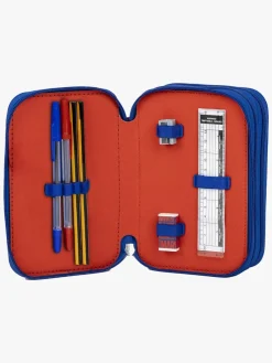 Marvel Avengers Penalhus med 3 Rum, Blå