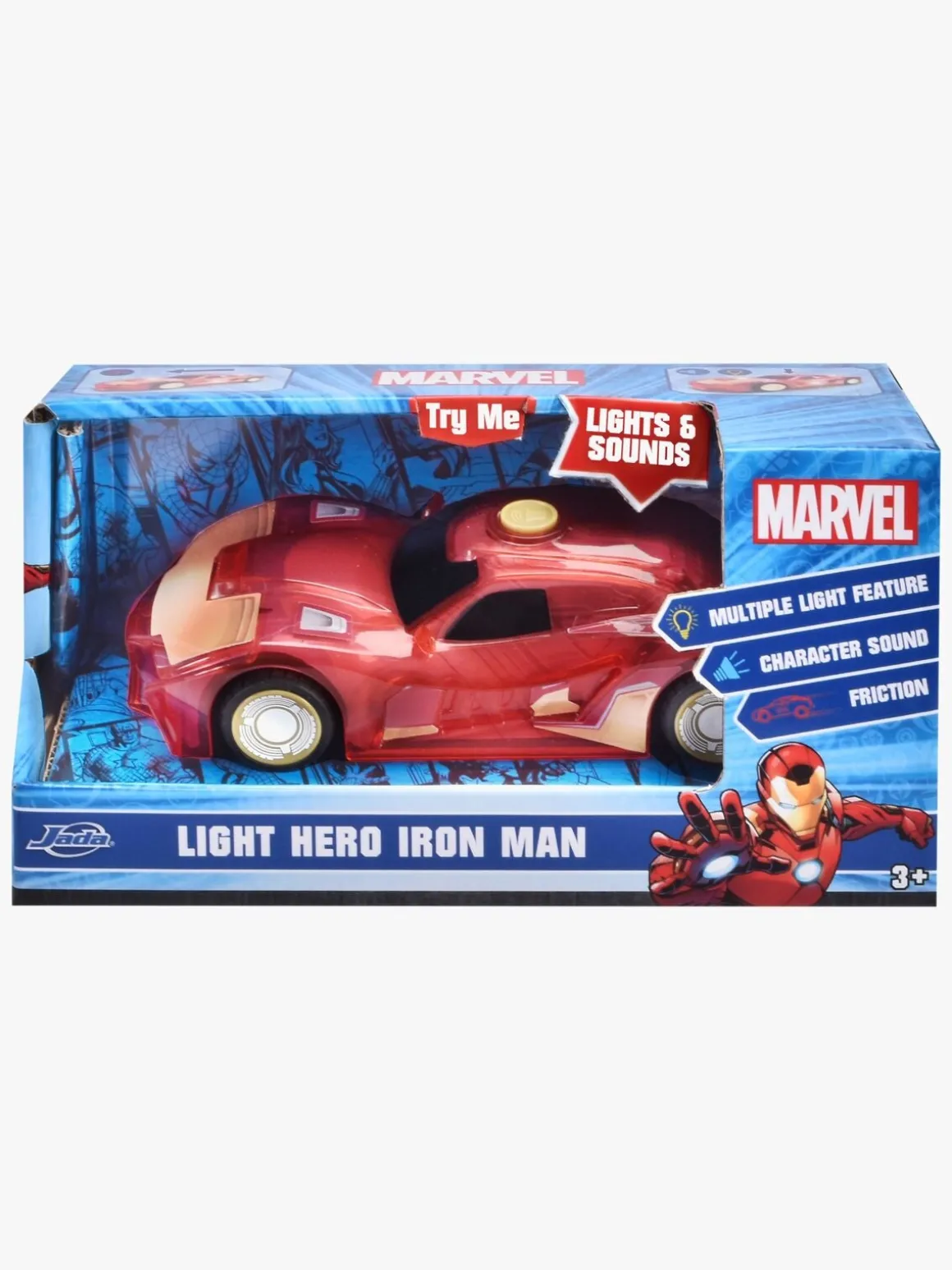 Marvel Iron Man Black Panther Light-Up Bil 1:32
