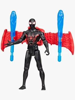 Marvel Spider-Man Epic World of Actionfigur med Bil - Miles Morales Remix Blast-Racer