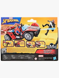 Marvel Spider-Man Epic World of Actionfigur med Bil - Miles Morales Remix Blast-Racer
