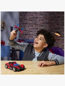 Marvel Spider-Man Epic World of Actionfigur med Bil - Miles Morales Remix Blast-Racer