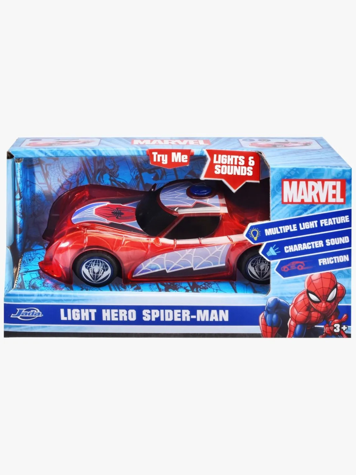 Marvel Spider-Man Light-Up Bil 1:32