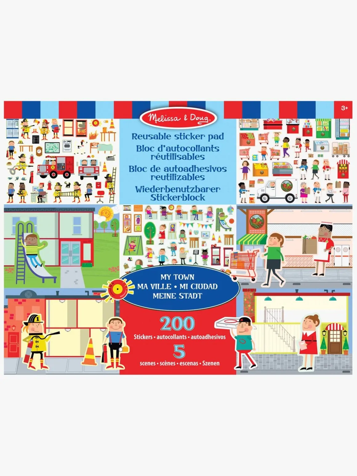 Melissa & Doug Klistermærkebog By 200 Stk.