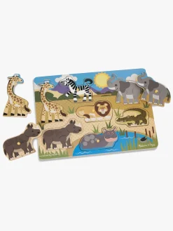 Melissa & Doug Knoppuslespil Safari 7 Brikker