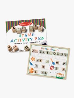 Melissa & Doug Træstempelsæt ABC 123