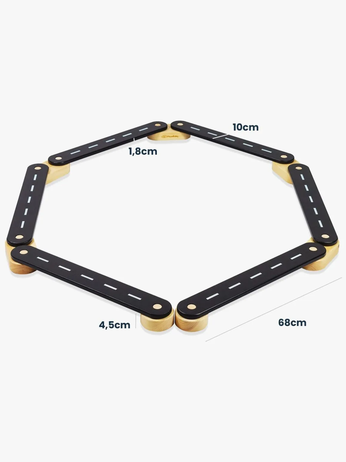 Meowbaby Balancebane 4 Dele, Sort