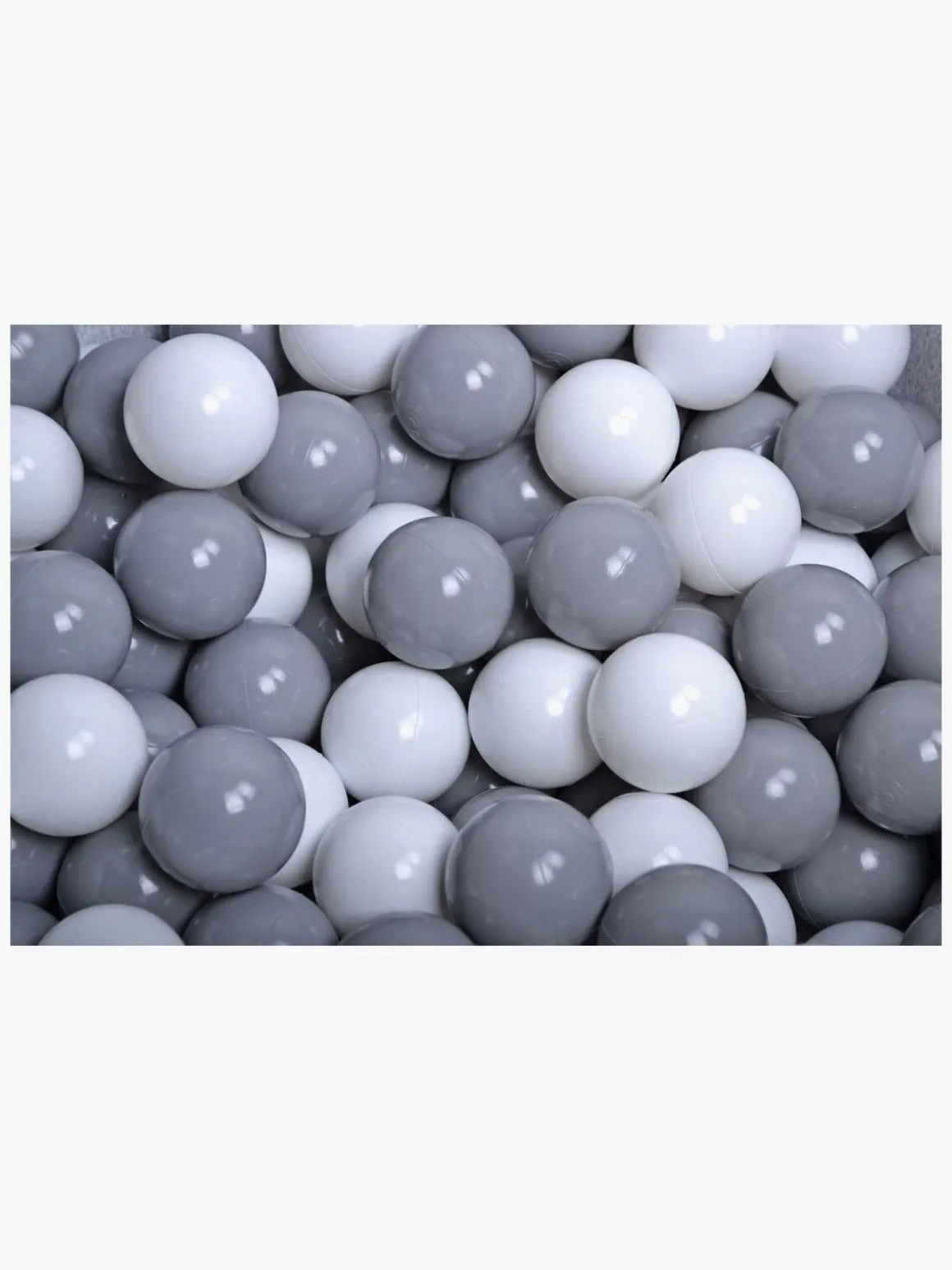 Meowbaby Kvadrat Boldbassin Bomuld 40x90, Mørkegrå