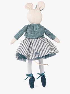 Moulin Roty  Blød Dukke Mus Charlotte 30 cm