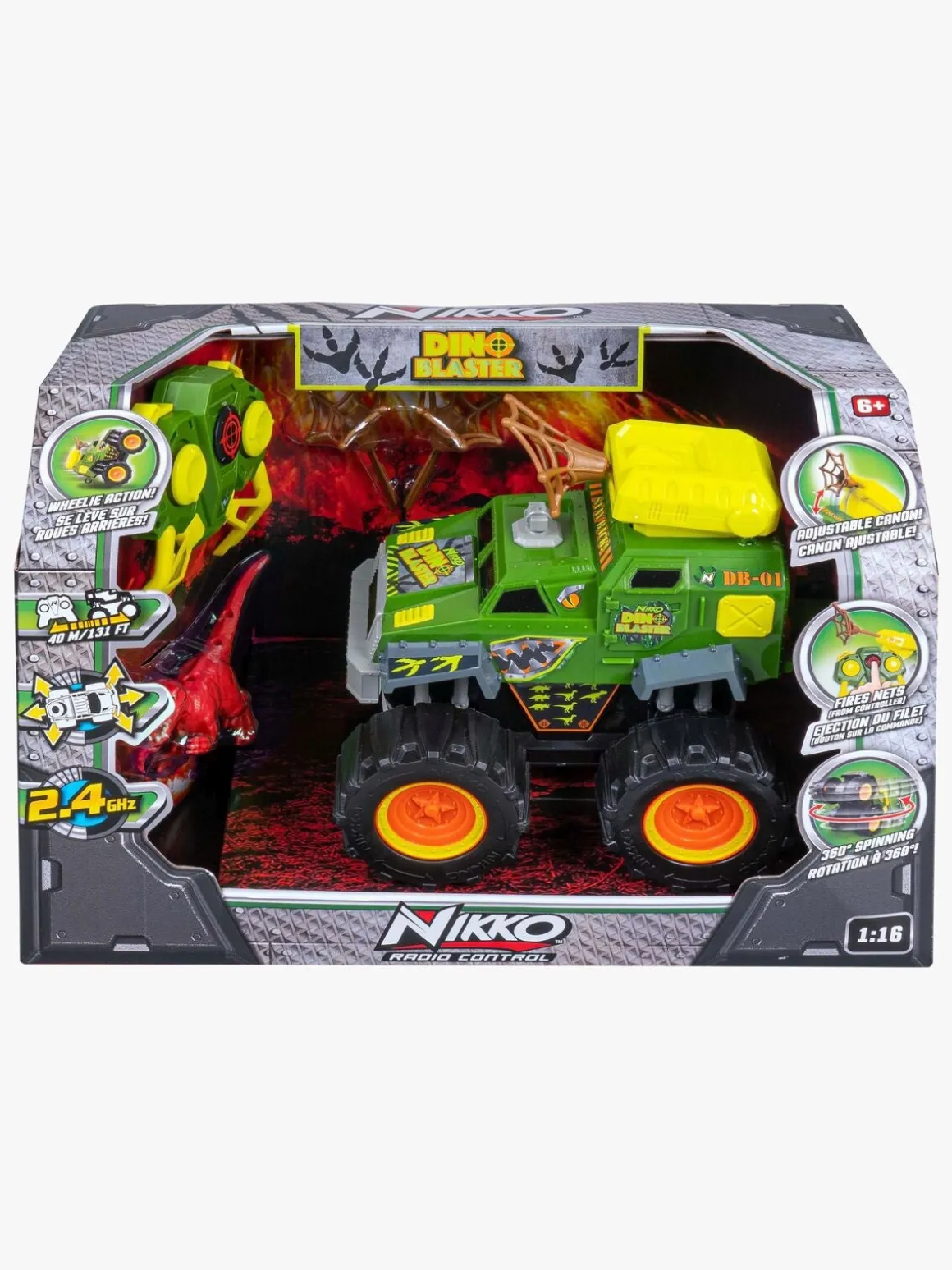 Nikko Fjernstyret Bil Dino Blaster