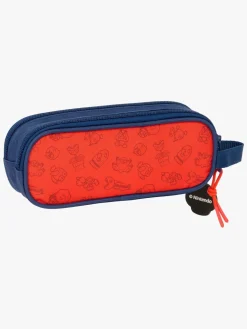 Nintendo Super Mario Dobbelt Penalhus Trick, Mørkeblå/Rød