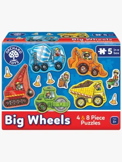 Orchard Toys Puslespil Store Køretøjer 5-i-1