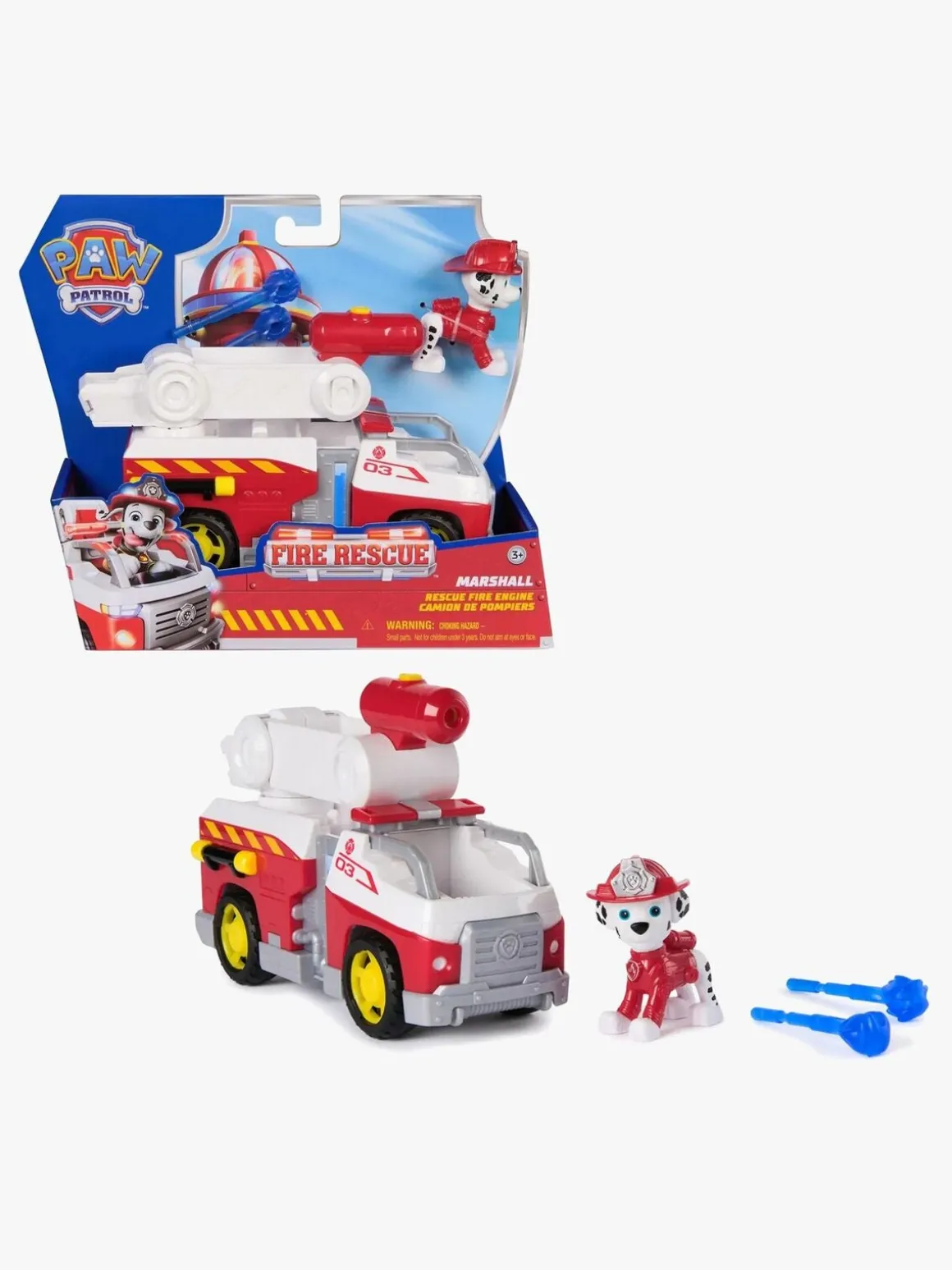 Paw Patrol Fire Rescue Transportmiddel Marshall