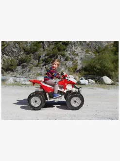 PegPérego Polaris Outlaw Firehjulet ATV 330W, Rød/Hvid