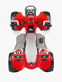 PegPérego Polaris Outlaw Firehjulet ATV 330W, Rød/Hvid