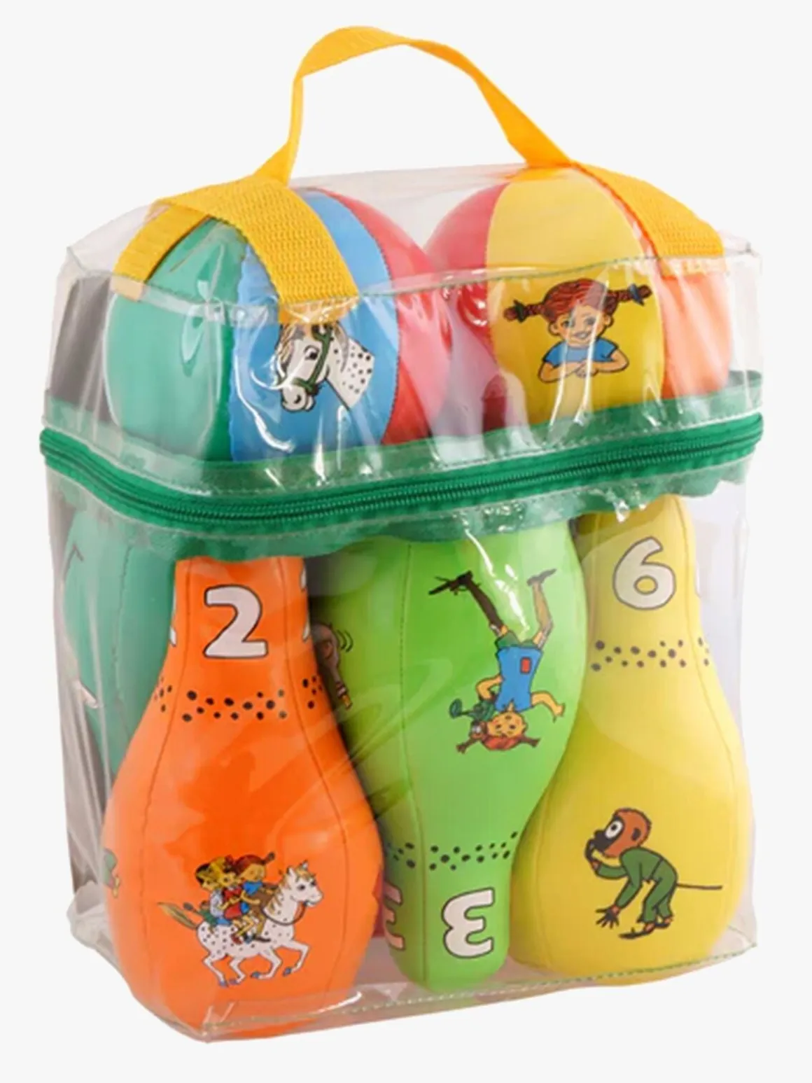 Pippi Langstrømpe Blødt Bowlingsæt