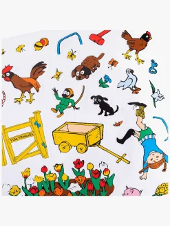 Pippi Langstrømpe Klistermærkebog Genanvendelig Kort