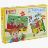 Pippi Langstrømpe Puslespil 2-i-1