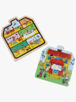 Pippi Langstrømpe Træpuslespil Pippi Langstrømpes Hus 16 Dele