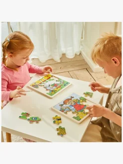 Pippi Langstrømpe Træpuslespil Pippi & Hr. Nilsson 16 Dele