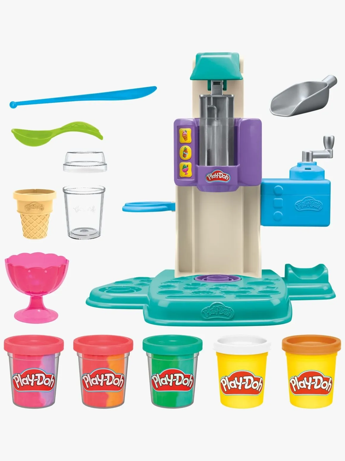 Play-Doh Modellervoks Rainbow Swirl Is