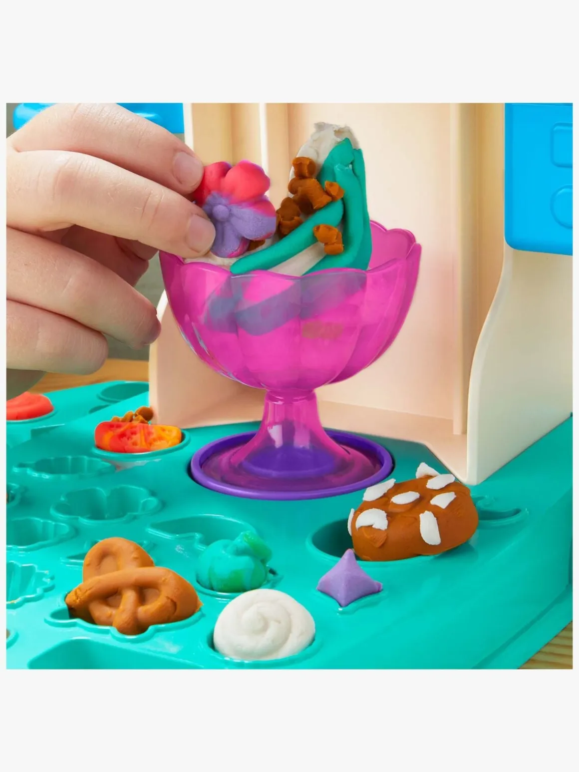 Play-Doh Modellervoks Rainbow Swirl Is