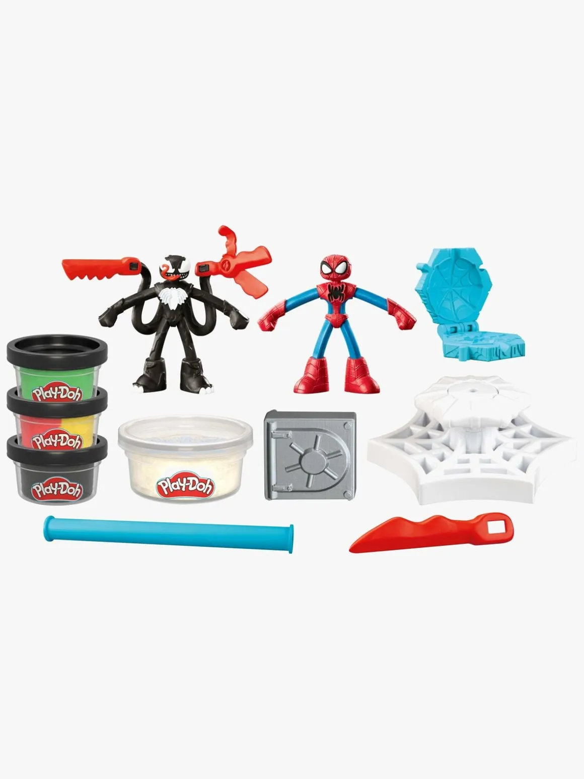 Play-Doh Spider-Man Launch And Slice Battle Legesæt