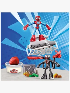 Play-Doh Spider-Man Launch And Slice Battle Legesæt