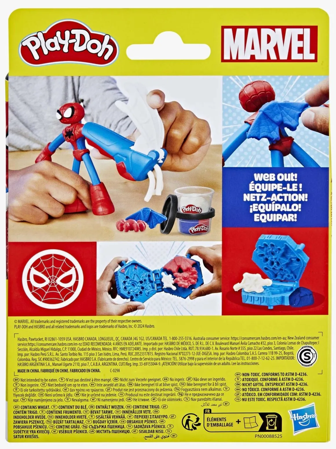 Play-Doh Spider-Man Thwip Squisher Legesæt