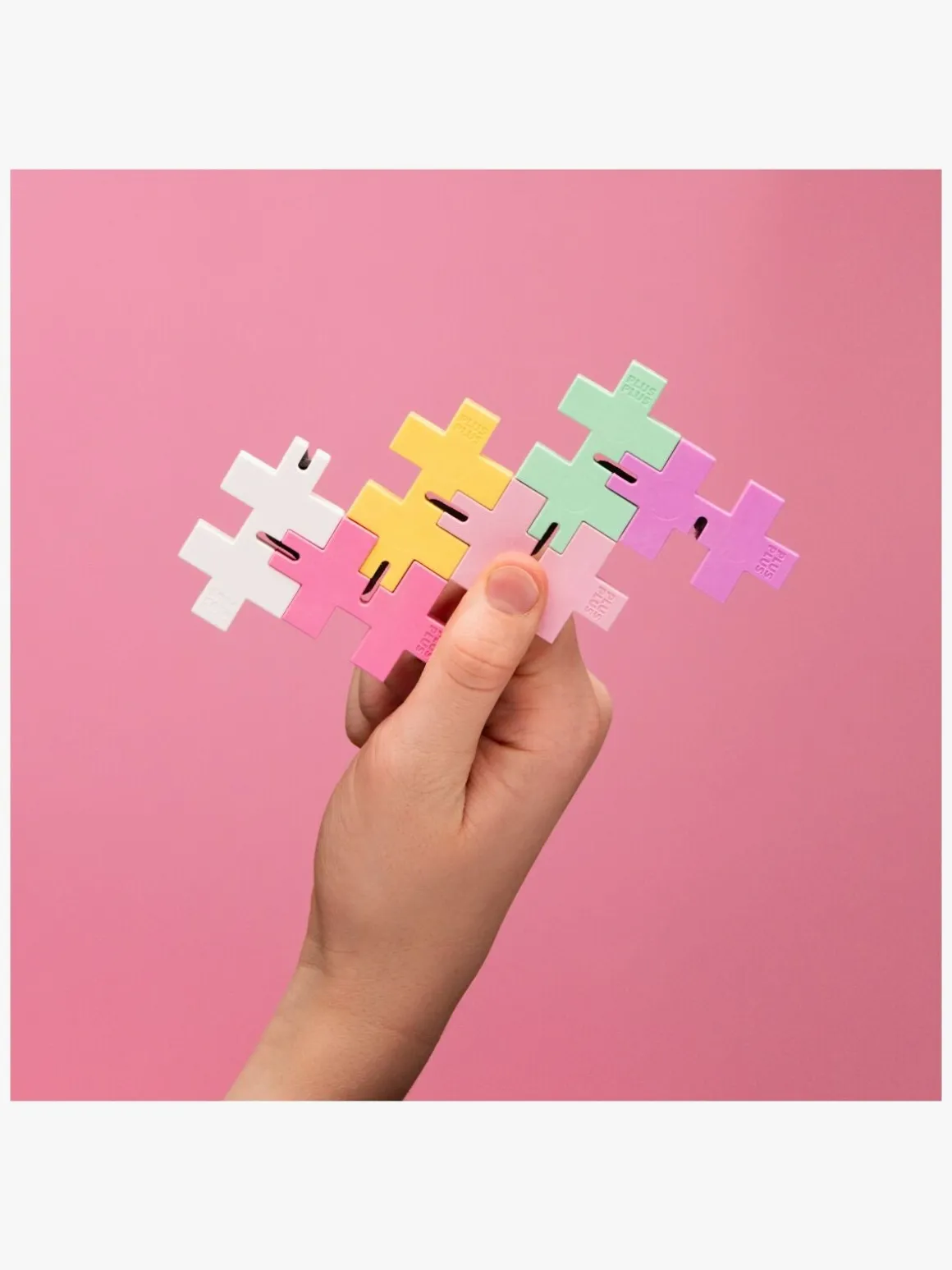 Plus-Plus HEXEL Fidget Legetøj Bubblegum