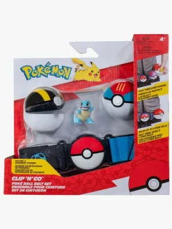 Pokémon Clip 'N' Go Bælte Legesæt Squirtle med Poké-ball
