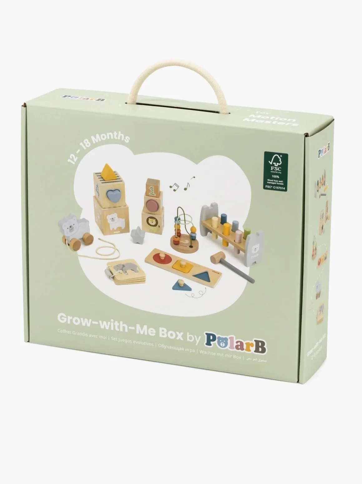 PolarB Grow-with-Me Aktivitetssæt Motion Masters 12-18 Måneder