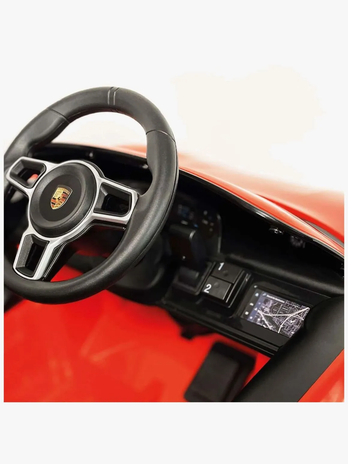 Porsche Taycan Elbil 12V, Rød