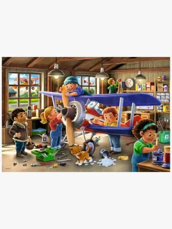 Ravensburger Airplane & Train Repairs Puslespil 2x24 Brikker